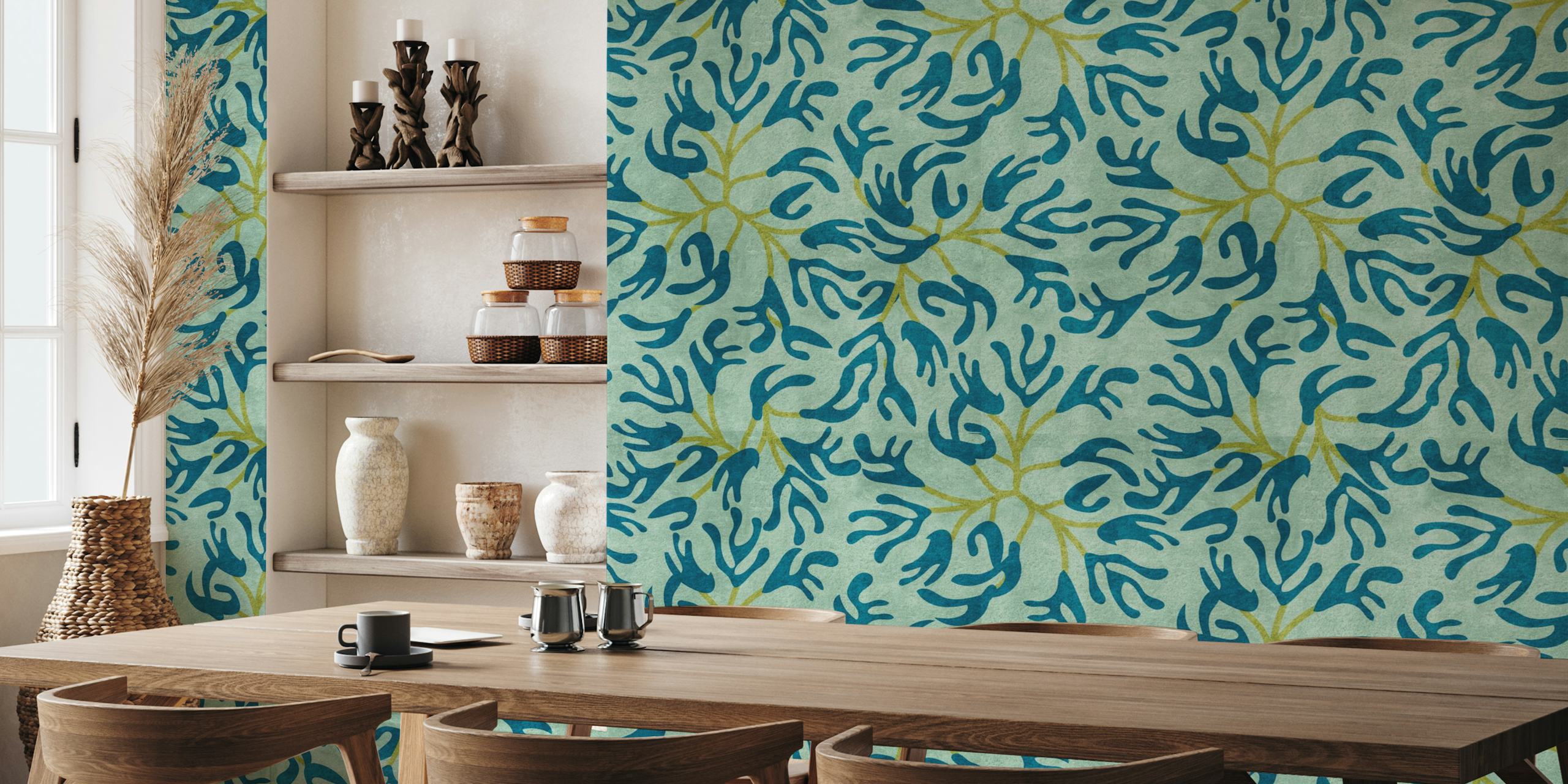Kelp seaweed wallpaper in un ambiente