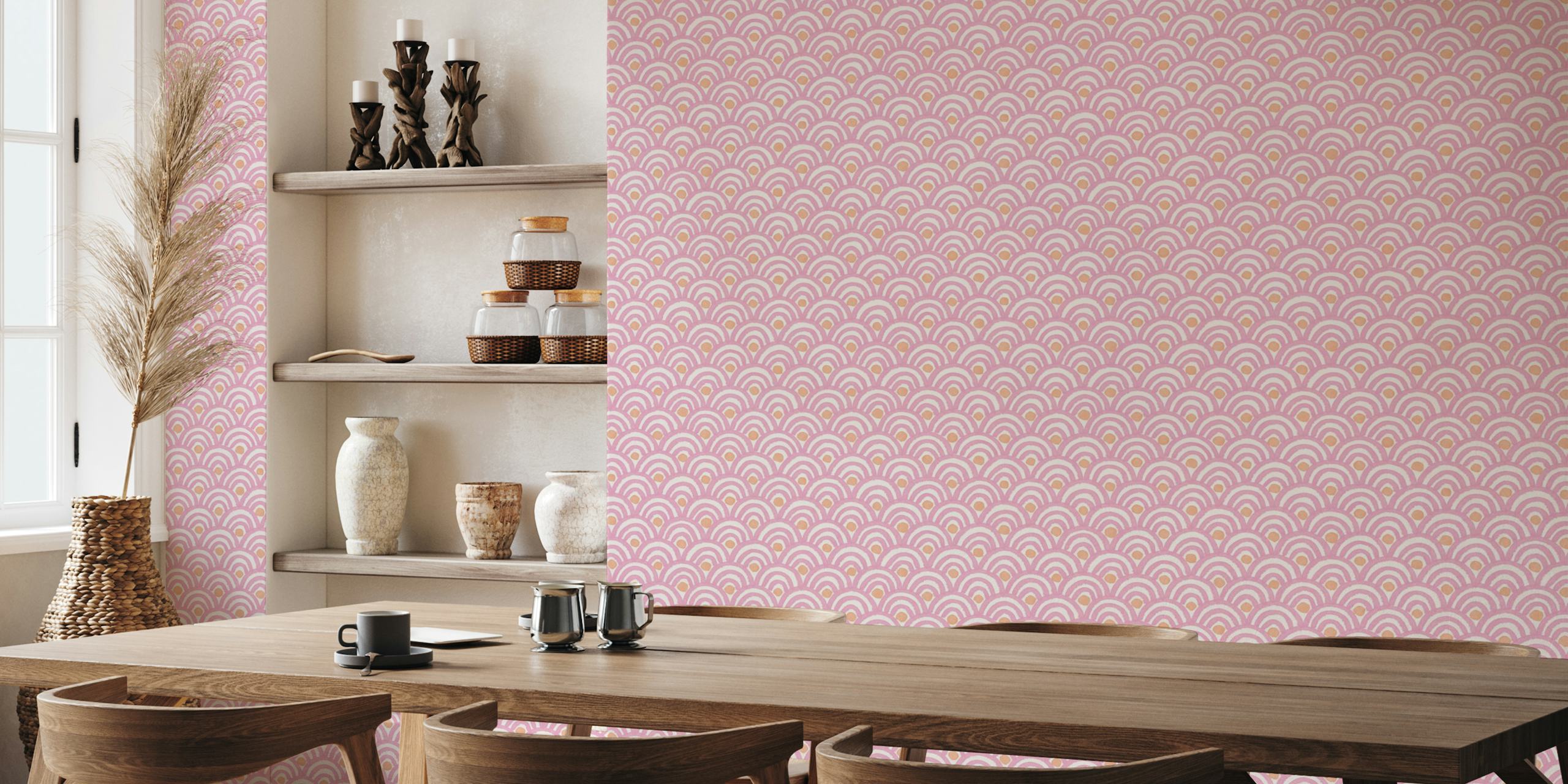 Candy Sweets Rainbow Fans wallpaper in room