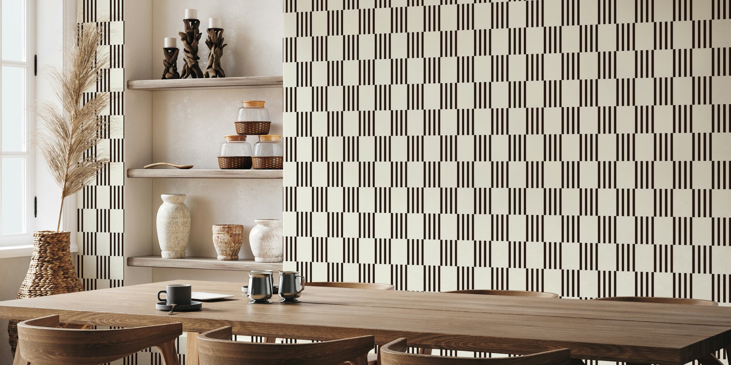 Artisan Minimalist Stripes tapet i ett rum