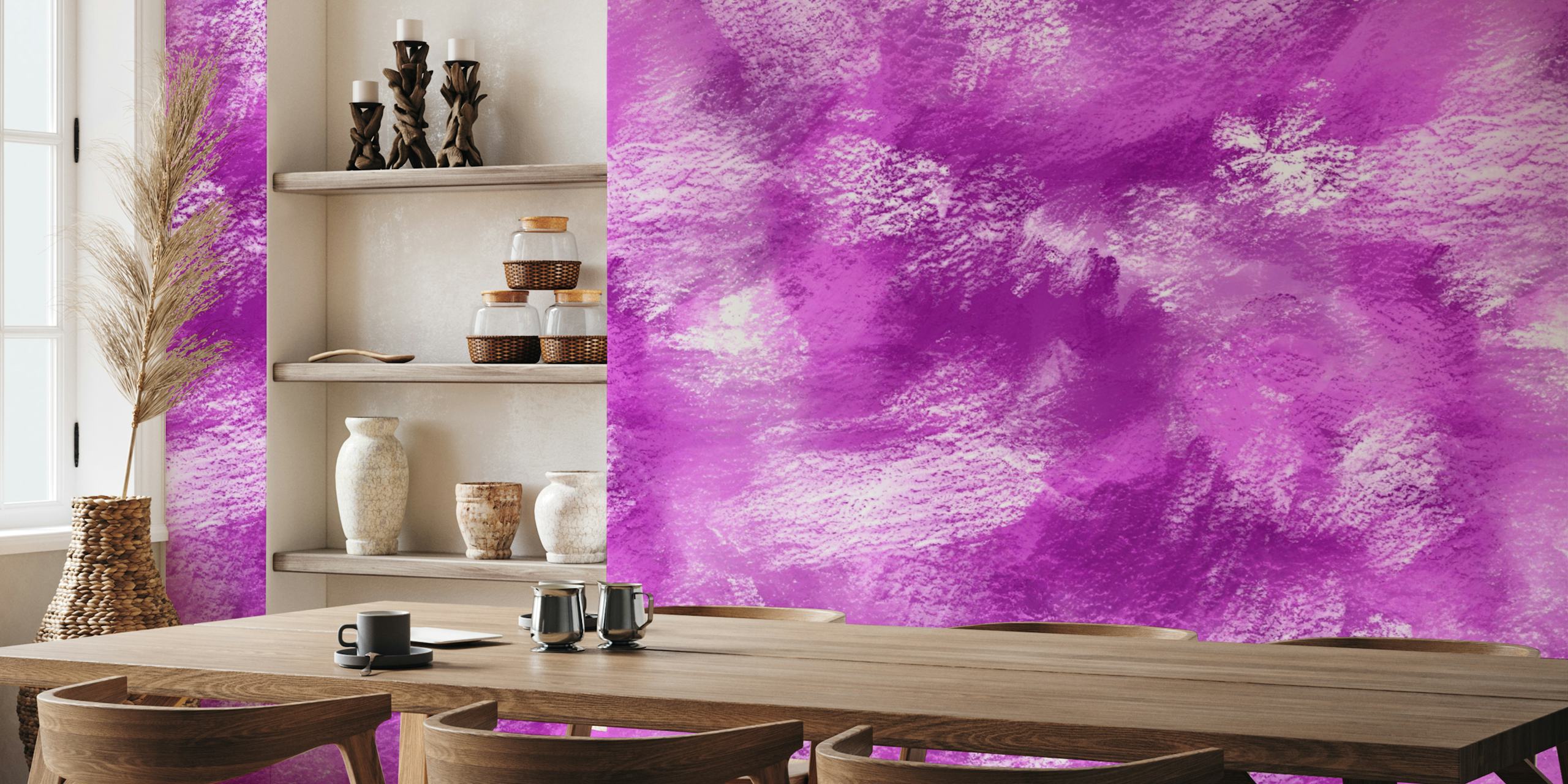 Abstract magenta brushstroke design wallpaper