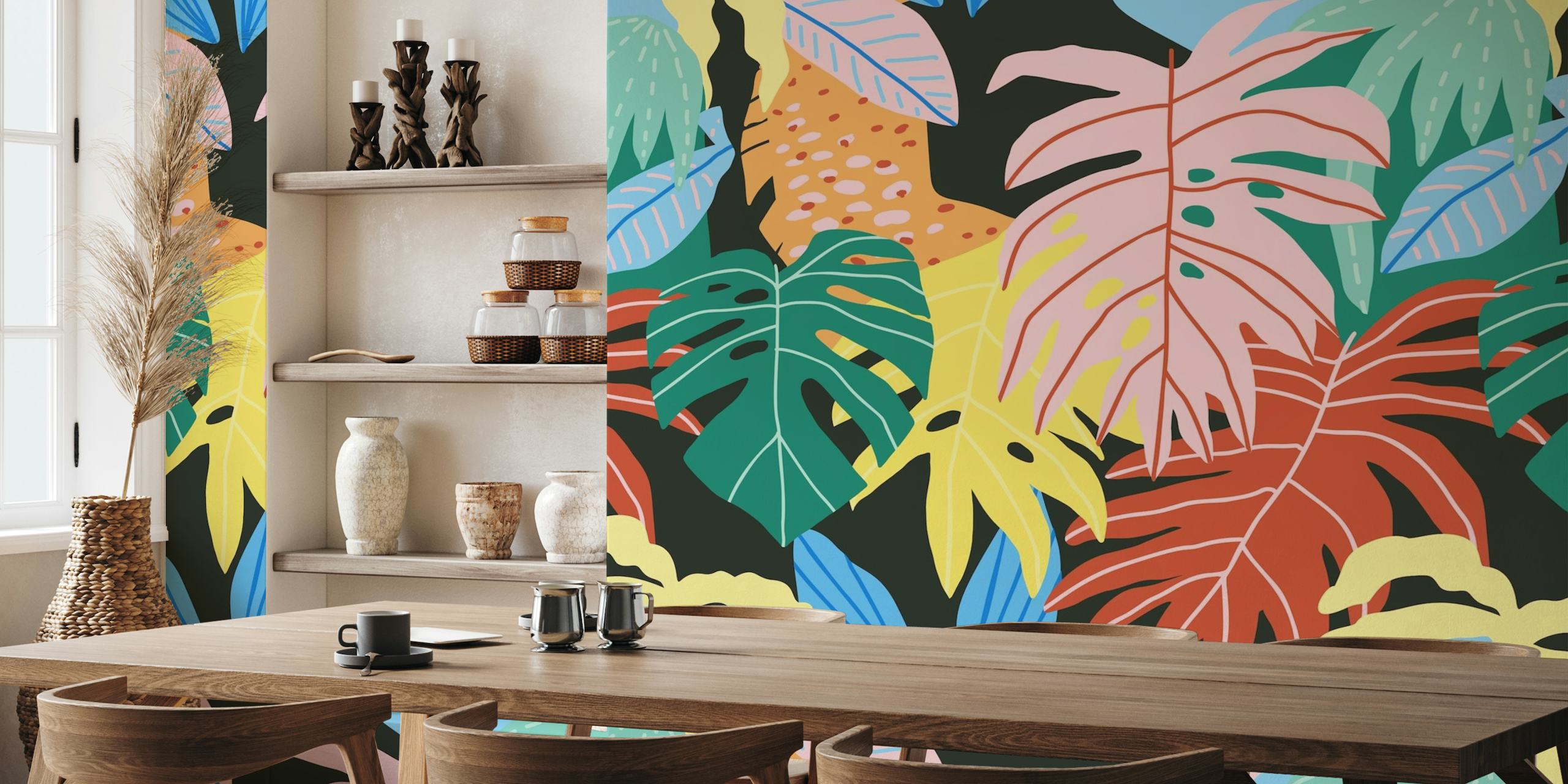 Tropical harmony wallpaper