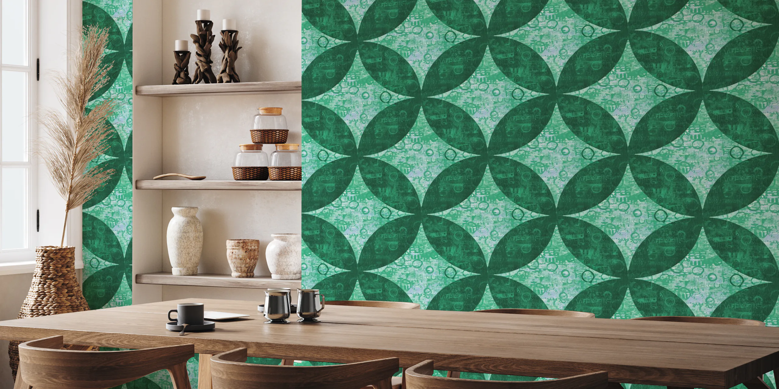 Green Geometry Wallpaper - Buy Stunning Wallpapers Online