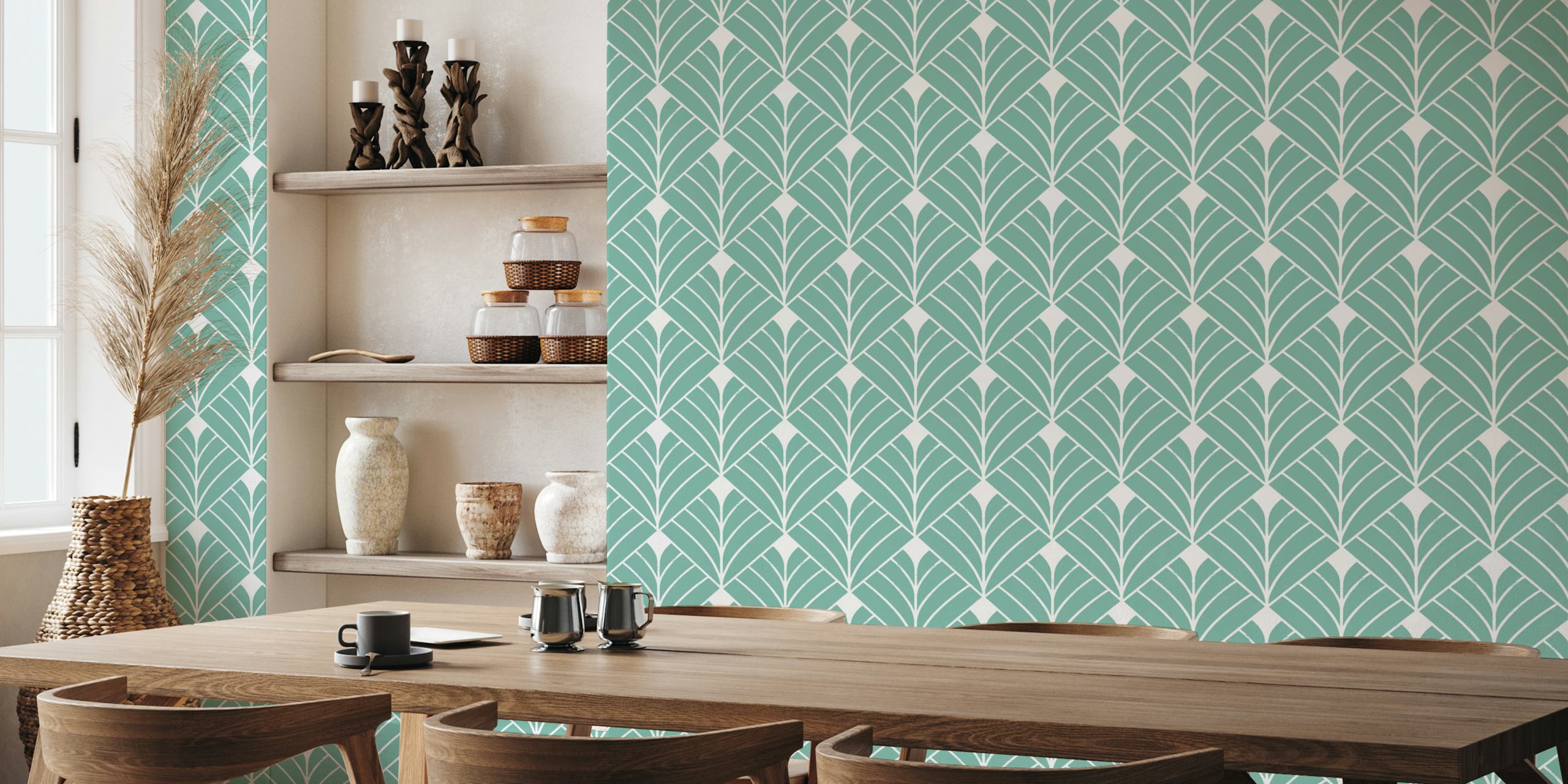 GlamourGleam Wallpaper ontwerp in een stijlvolle kamer