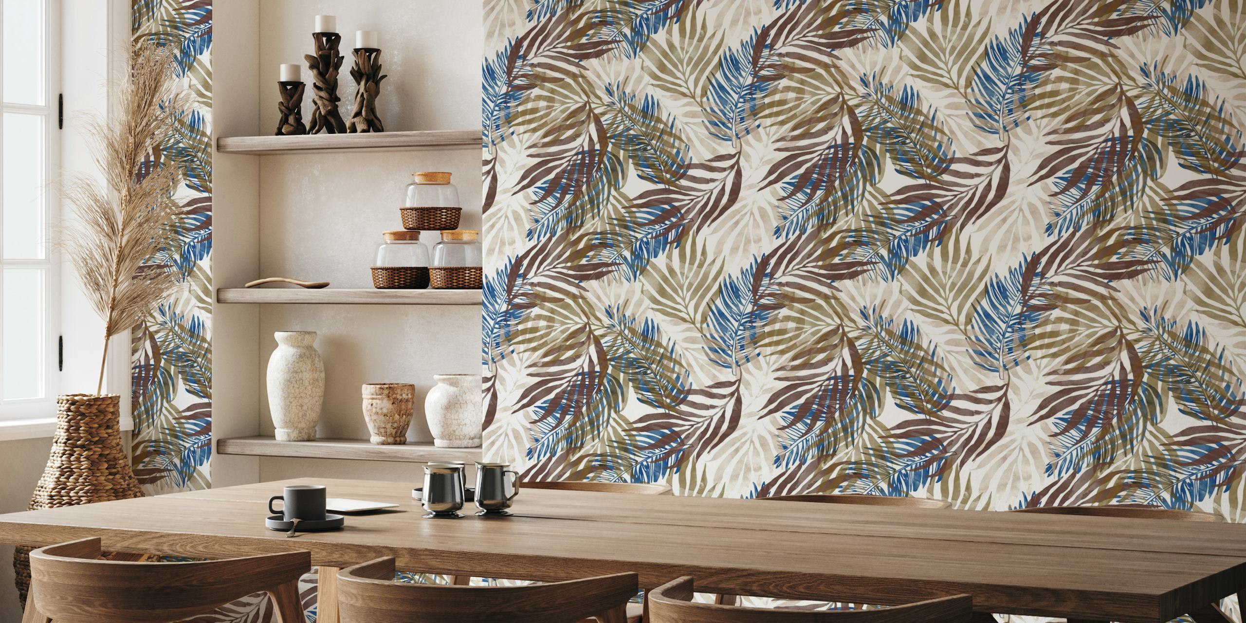 Leafs tropical palms A wallpaper