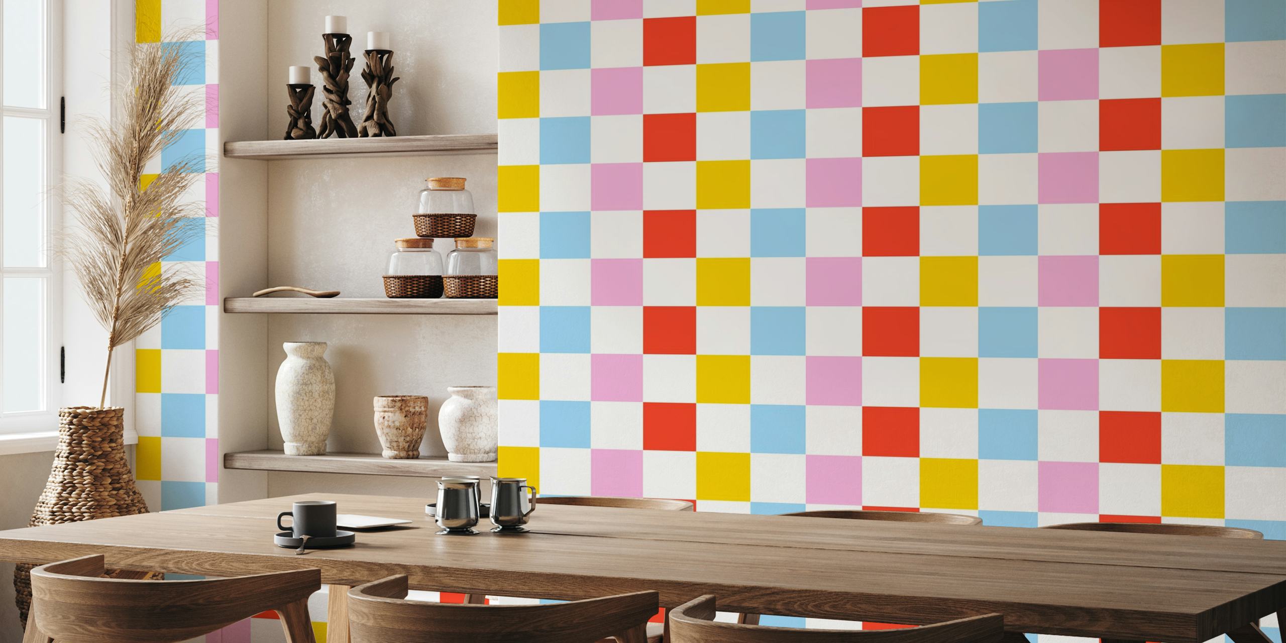 Mix color checker No.1 wallpaper
