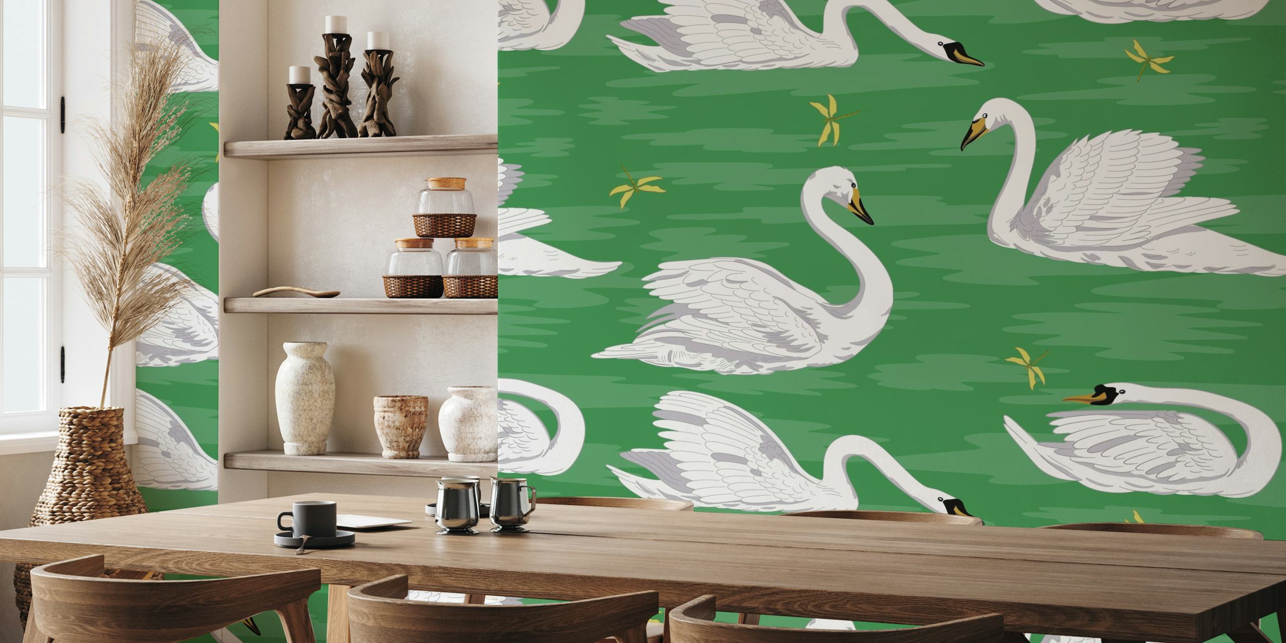 White Swans 3 wallpaper
