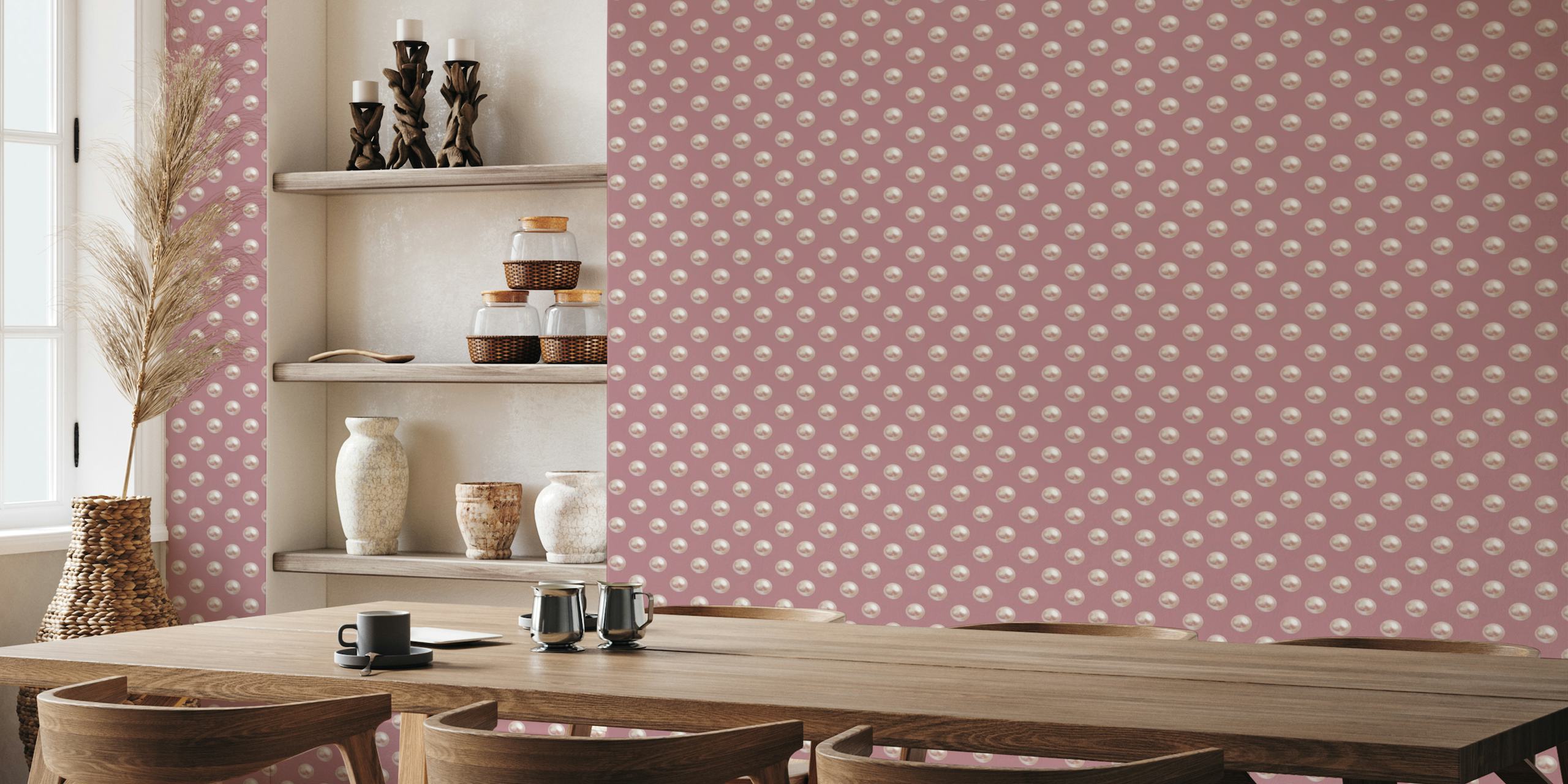 Pearl Polka Dots 1 wallpaper