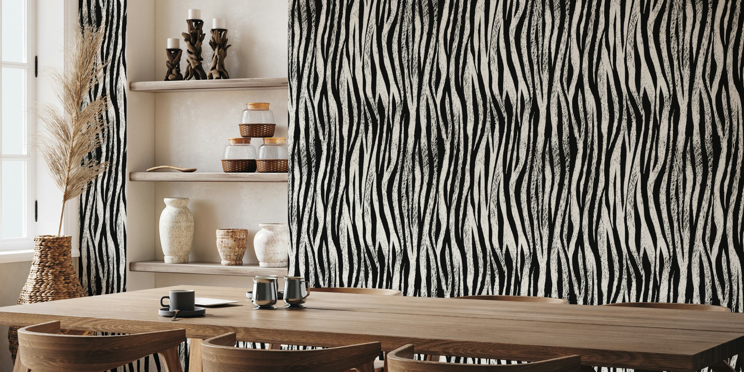 Black Forest Stripes tapet i et rum