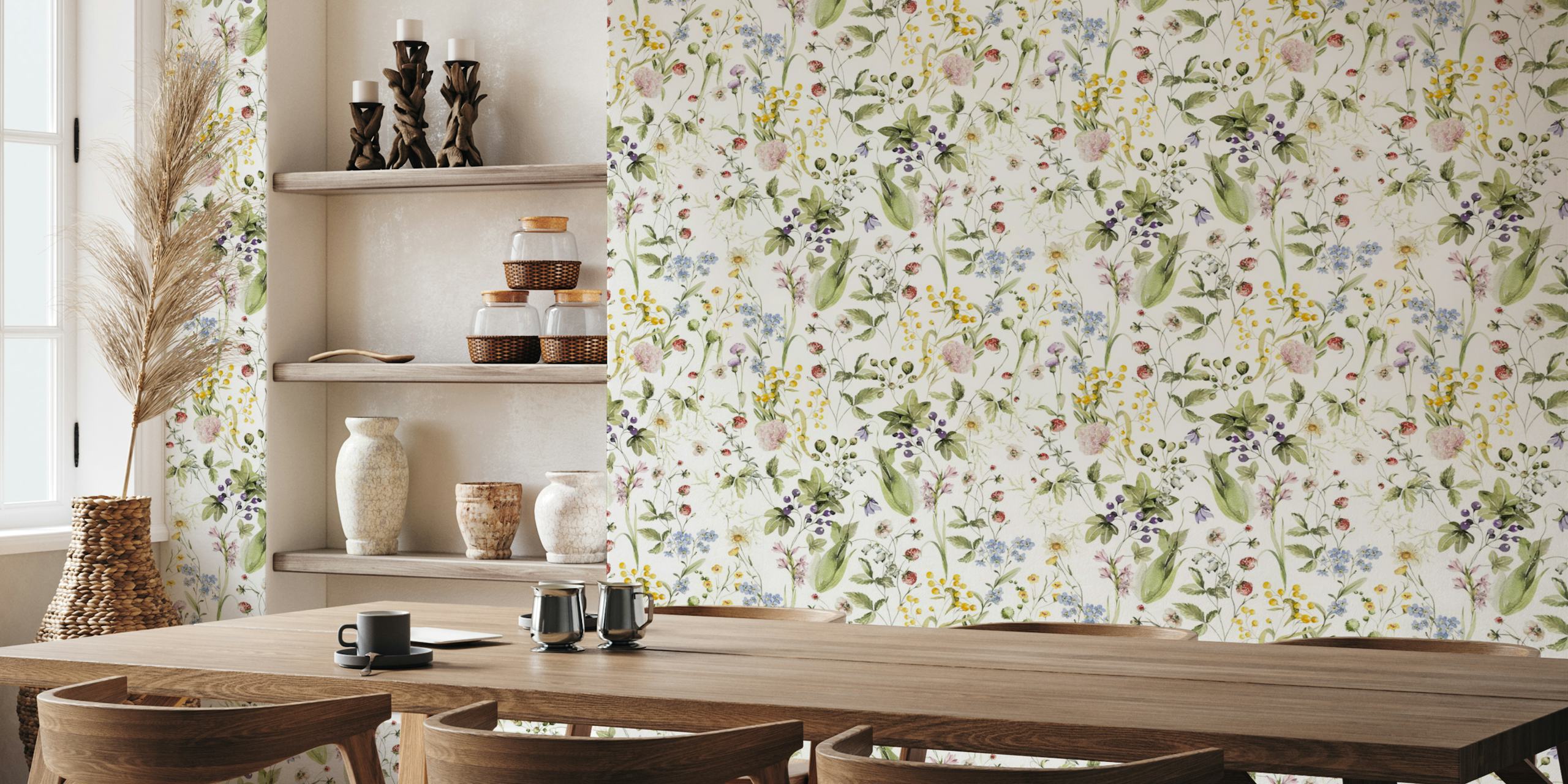 My beautiful watercolor summer flower meadow design tapety