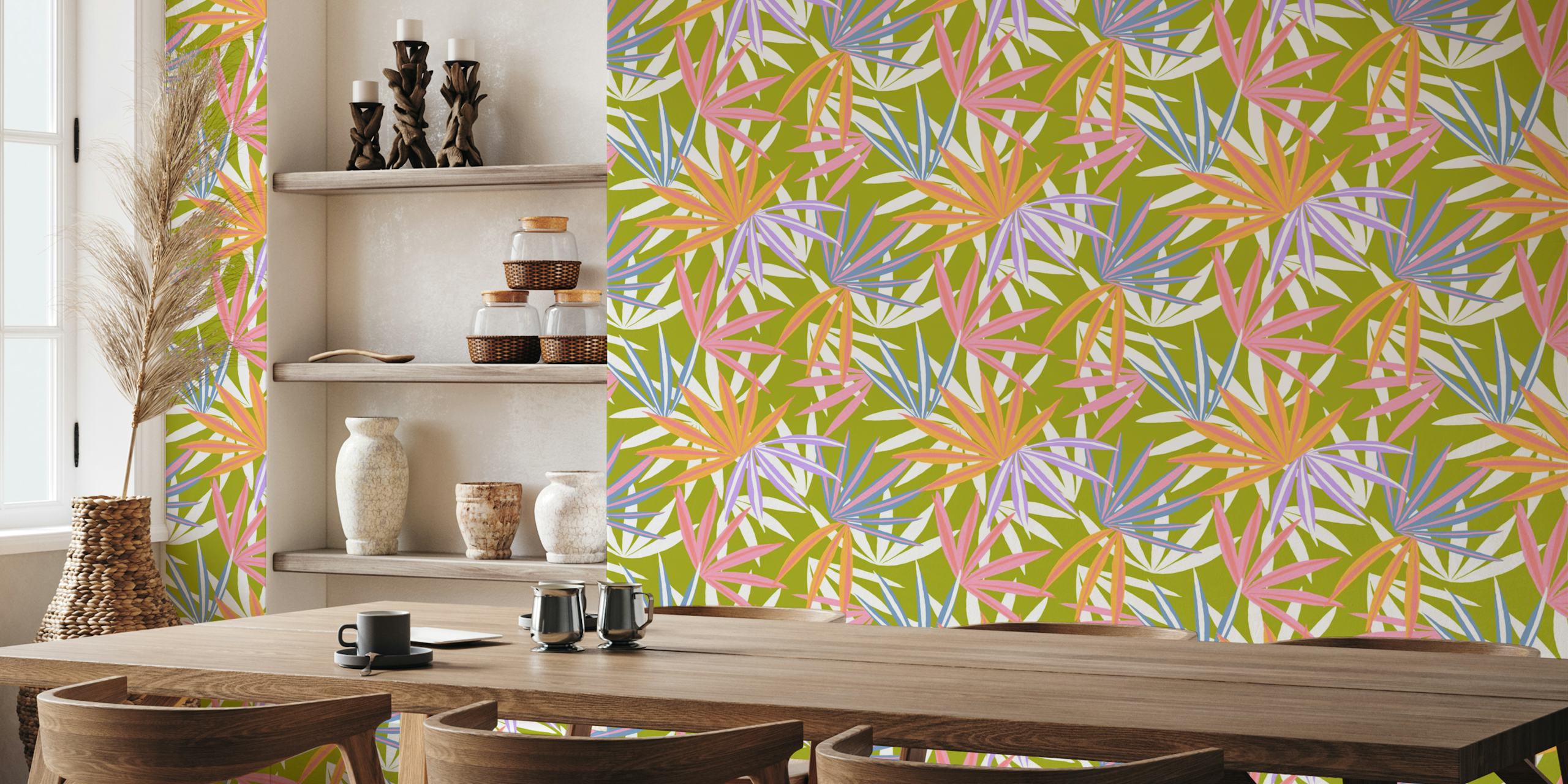 Papel pintado S.S en una habitación