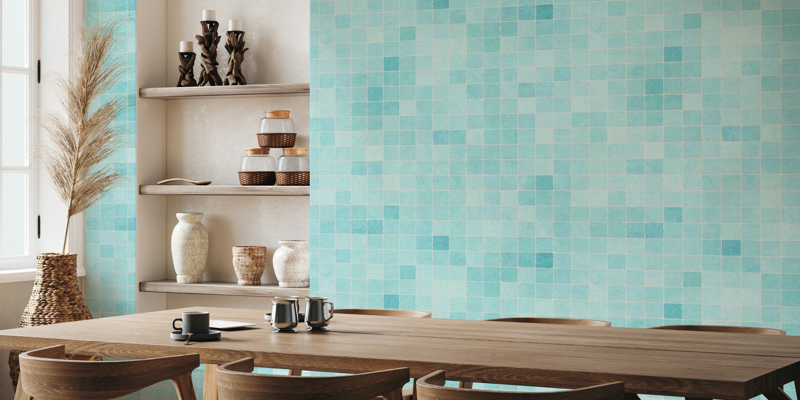 Mosaic - 002 - Soda wallpaper in a room