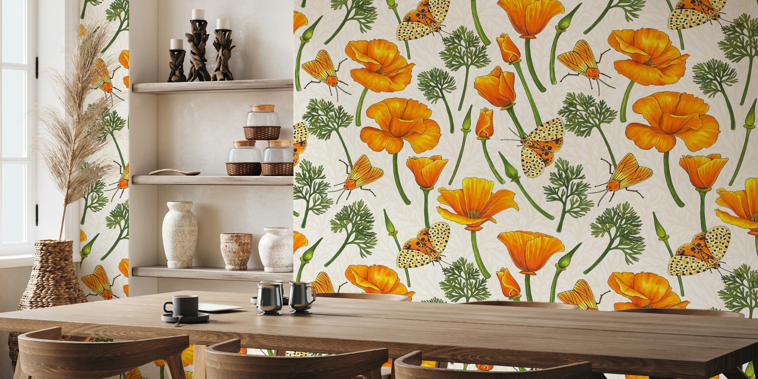 California poppies og møll design