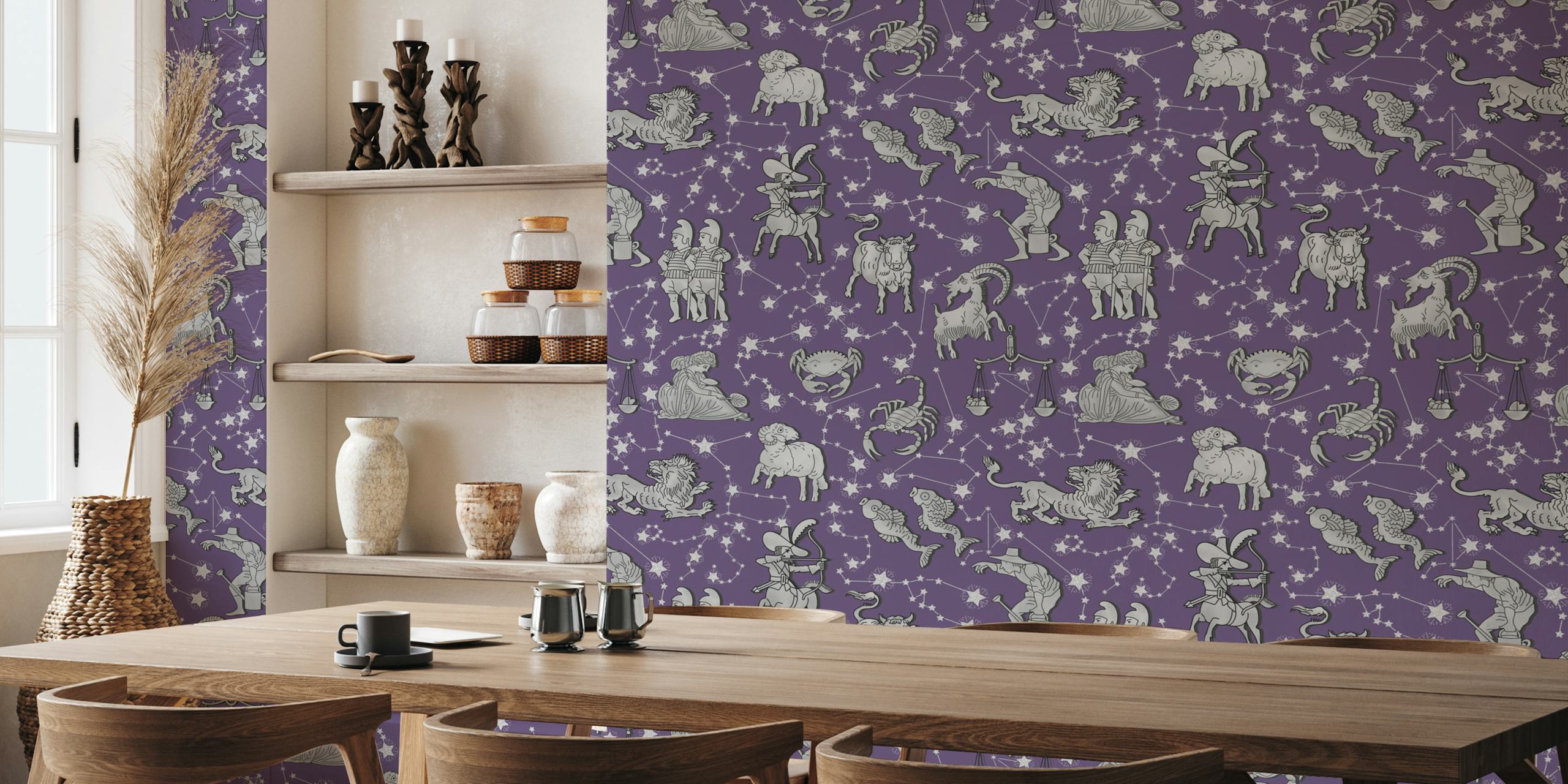 Zodiac Signs and Constellations 6 tapetti huoneessa