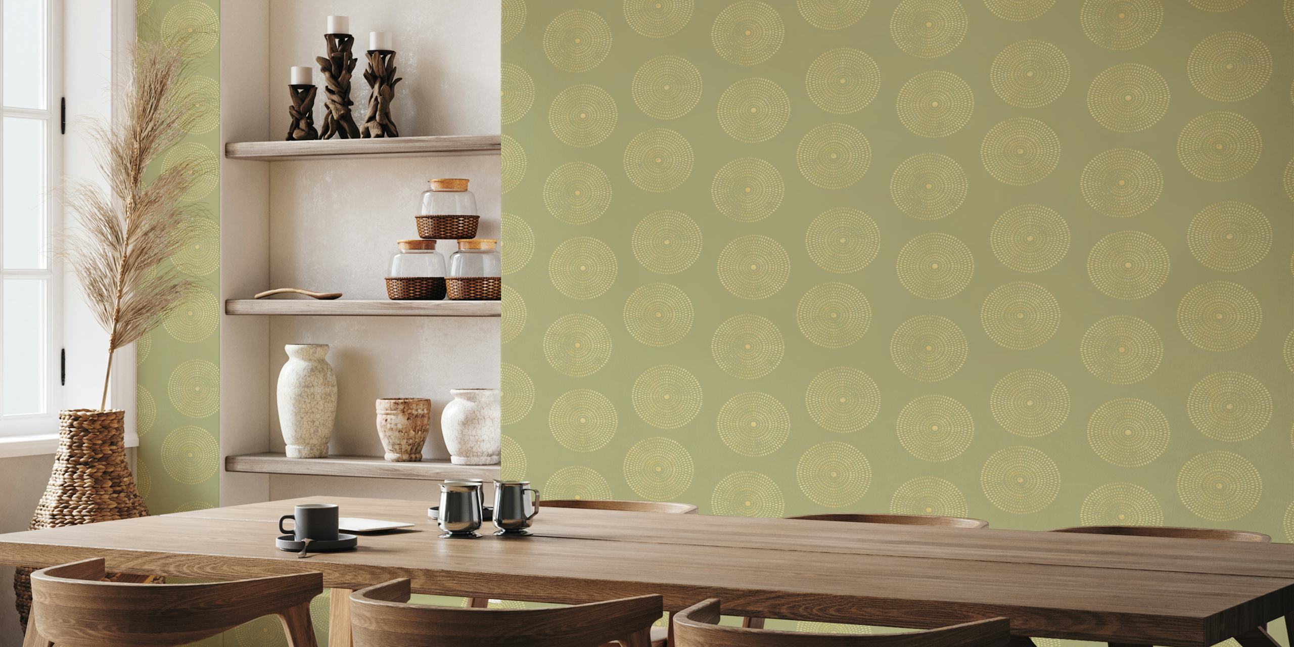 Vintage Visions tapetdesign i et rum
