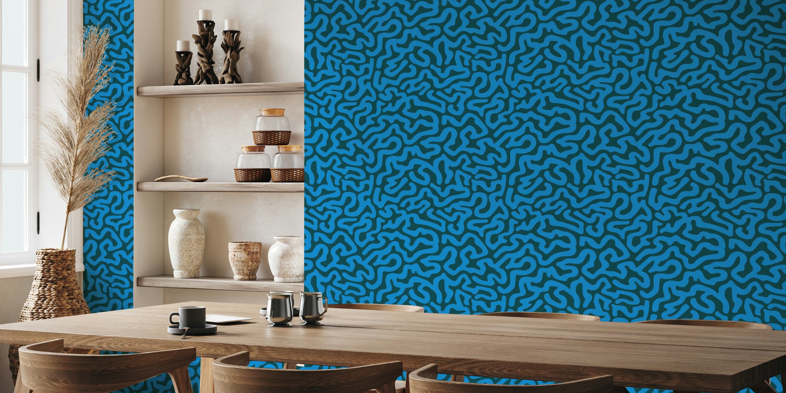 tapeta Brainy Abstract Coral Reef w pokoju