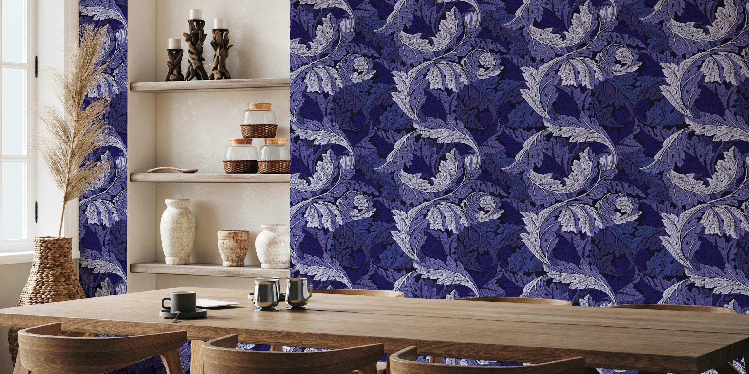 Victorian Acanthus design 3 pozadina u sobi