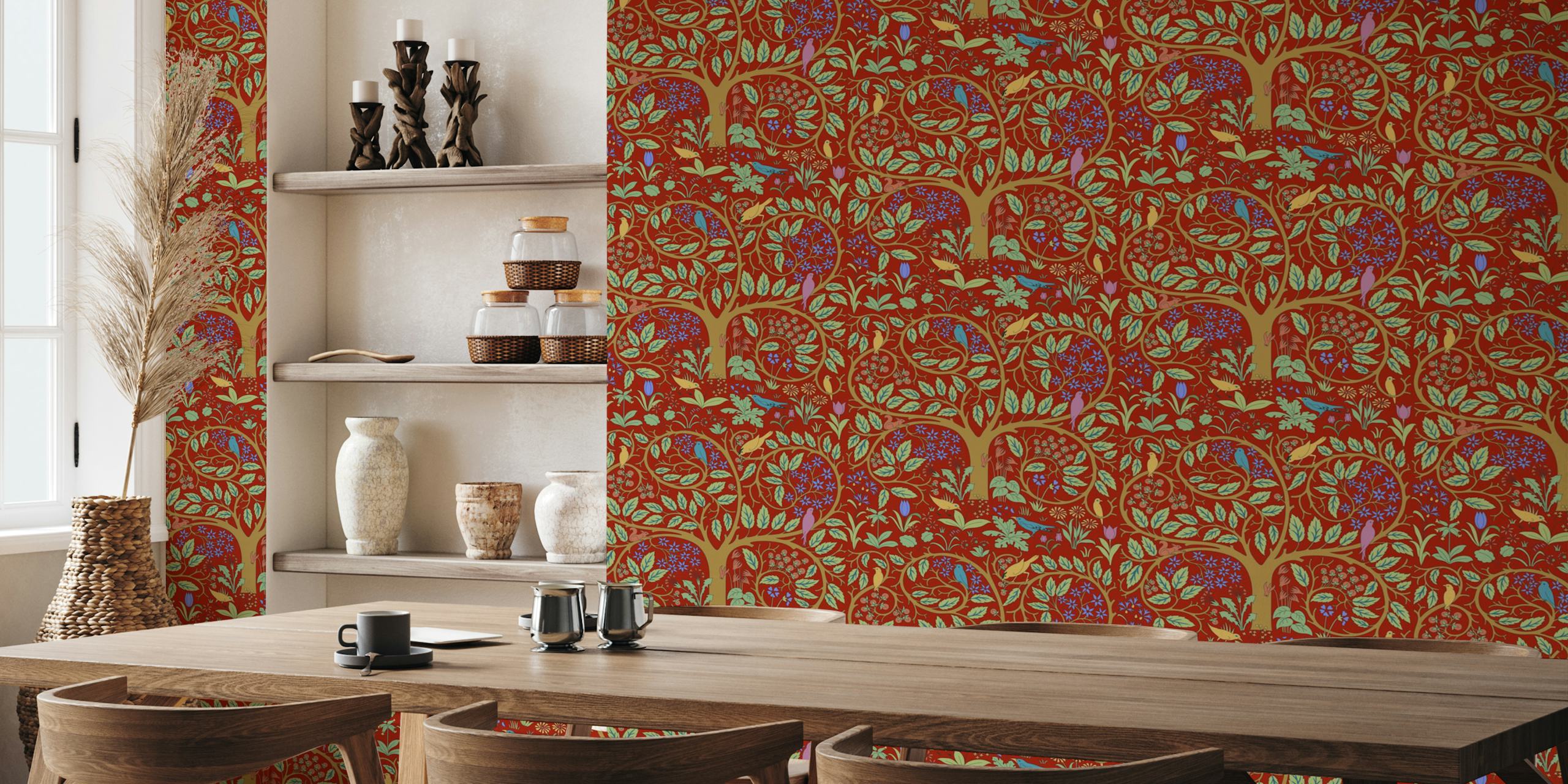 Vintage Garden of Eden 7 wallpaper design