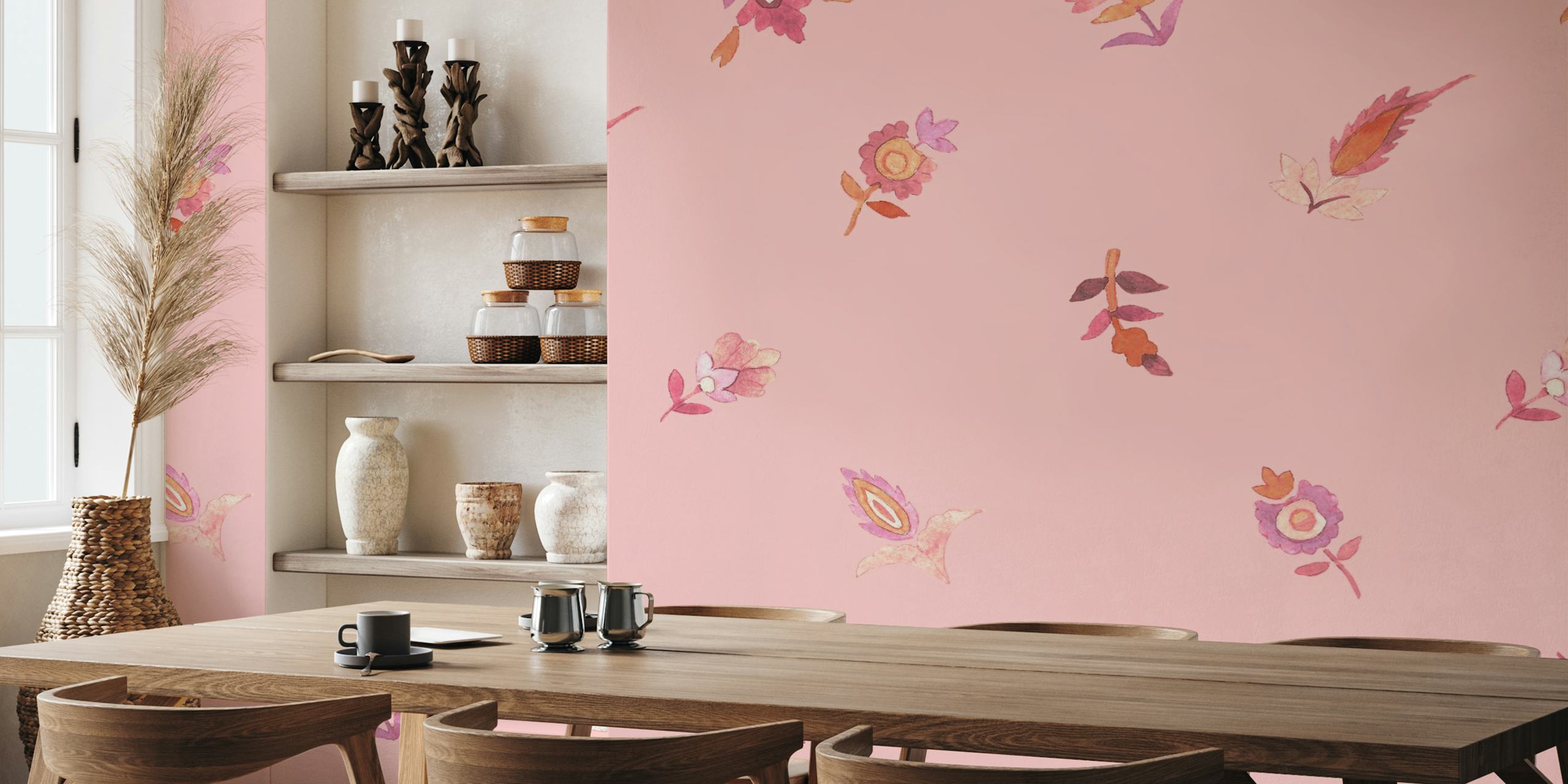 Eternal Paisley wallpaper in a room