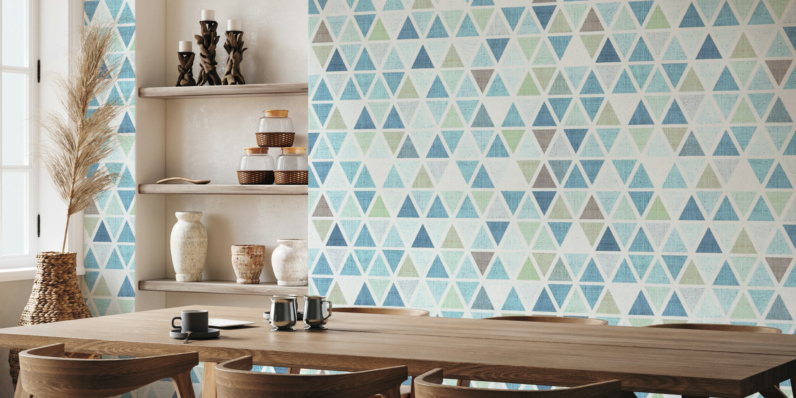 Neutral Triangles05 tapet i et moderne rom