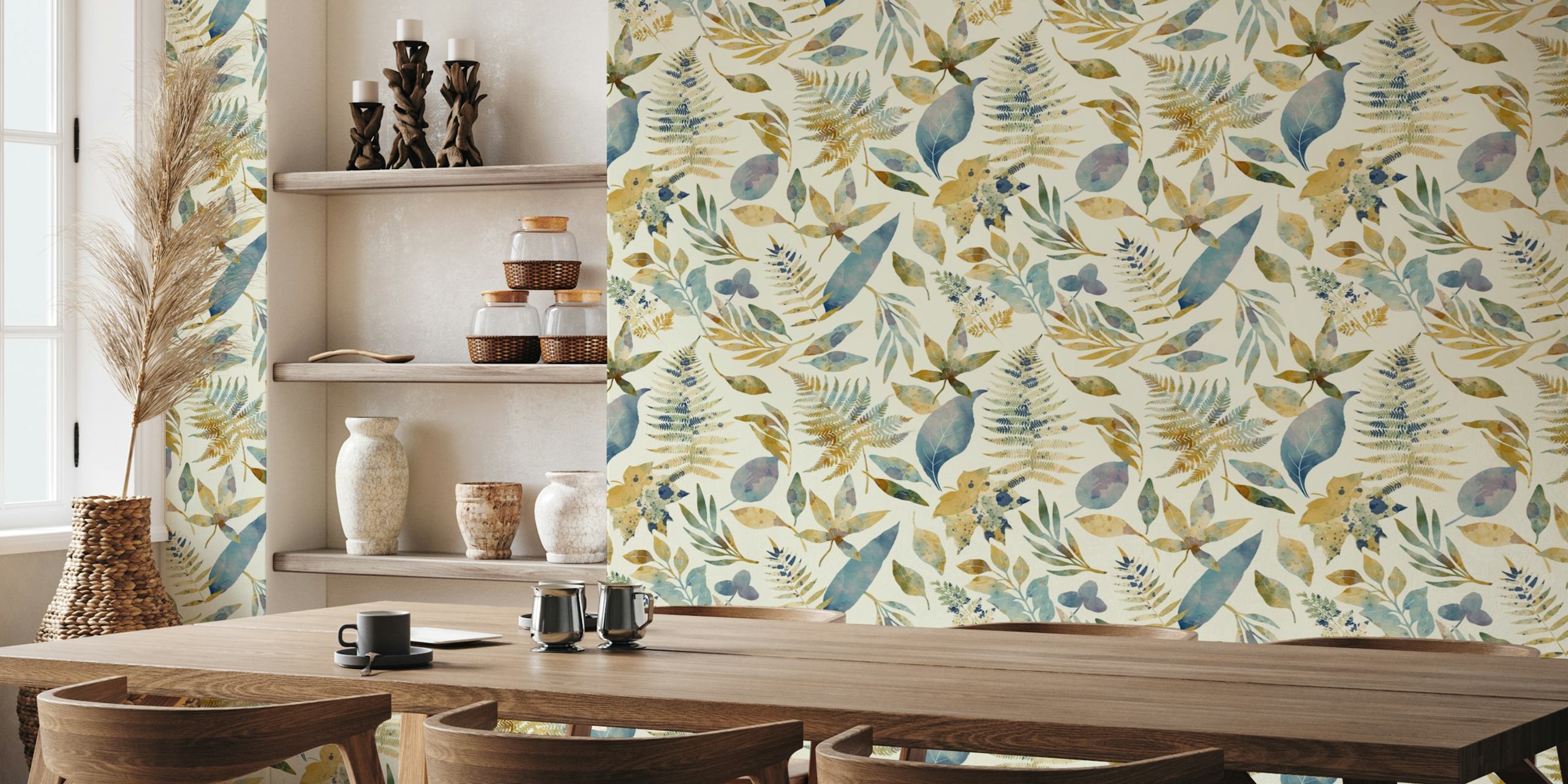 Whispering Nature Escape wallpaper in a room
