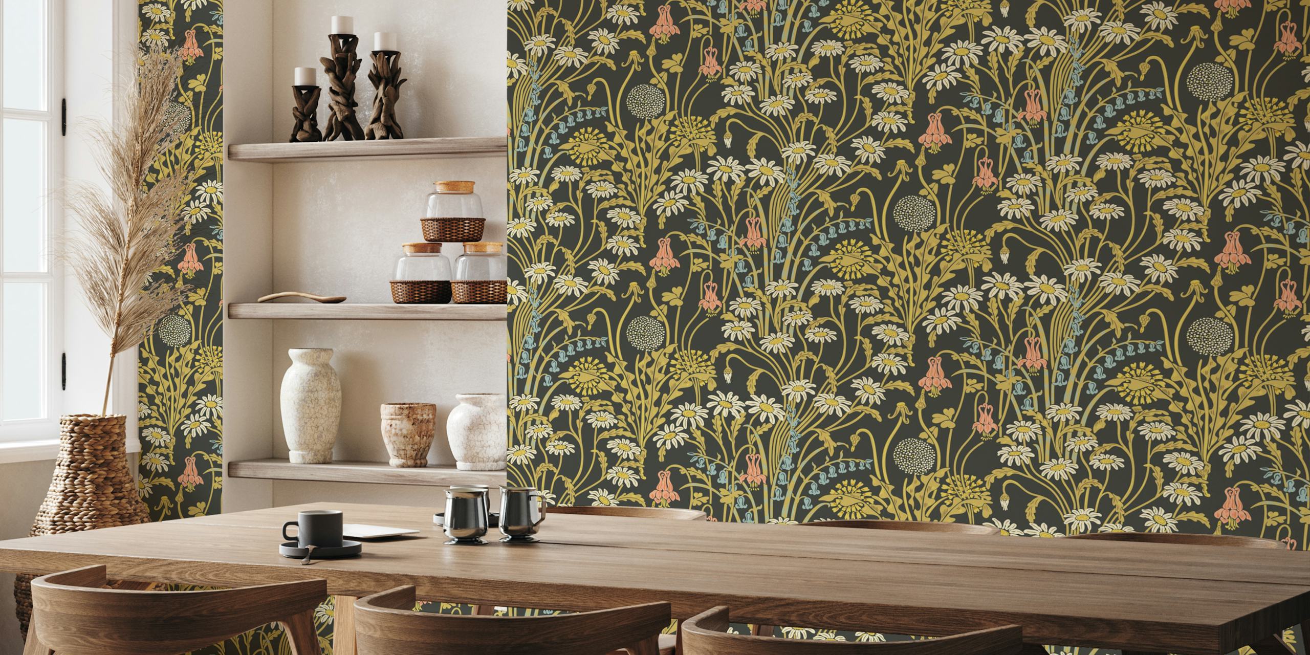 Victorian Meadow 2 wallpaper v pokoji