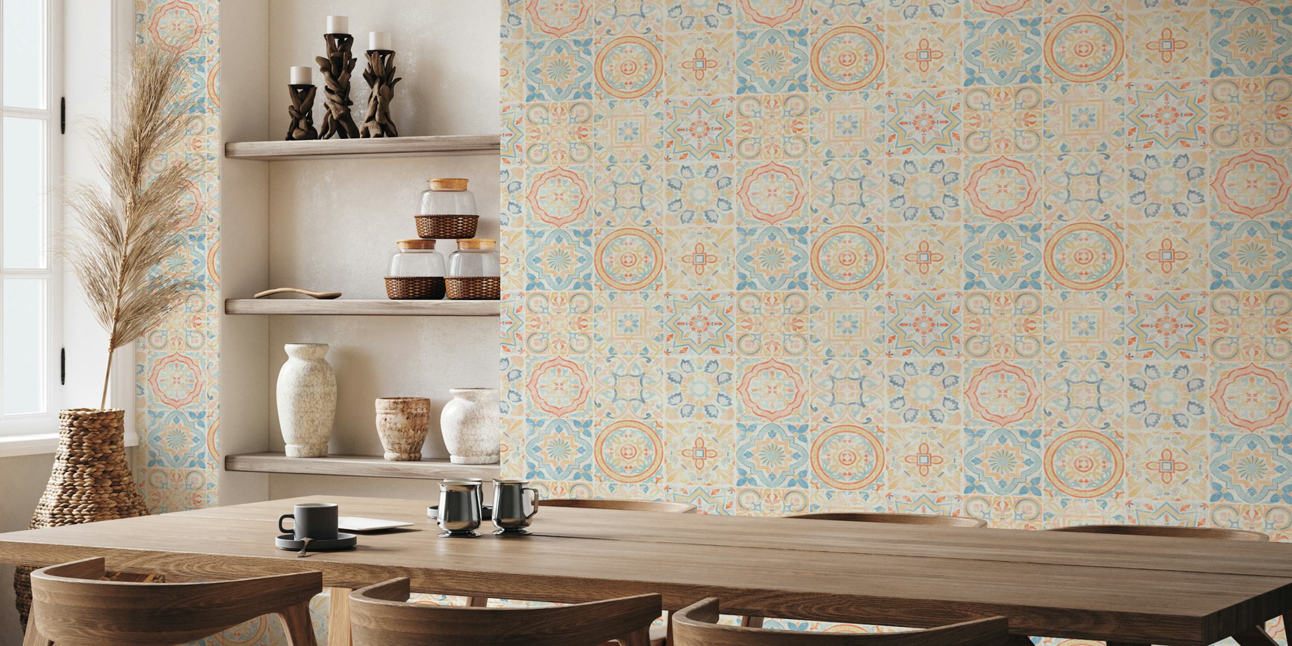 Spanish vintage tiles wallpaper u sobi