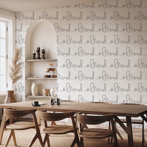 Elegant Script Motif
