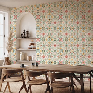 Vintage Botanical Mosaic