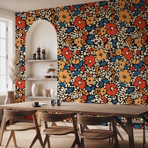 Retro Floral Safari