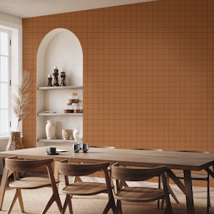 Terra Cotta Grid Design