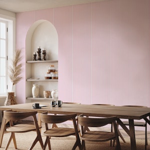 Pink Stripes on white - shade 01
