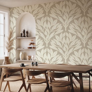 Motif Beige Wallpaper
