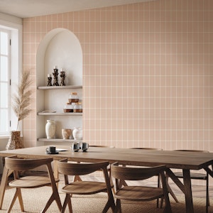 Simple Tiles - Cream and White