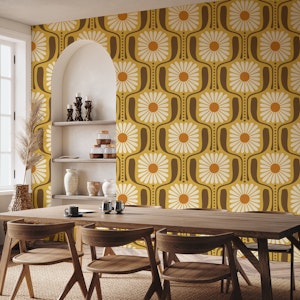 Timeless Daisy Art in Yellow - L