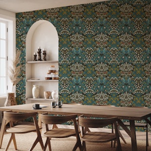 Blackthorn in Original Teal - Arts and Crafts
