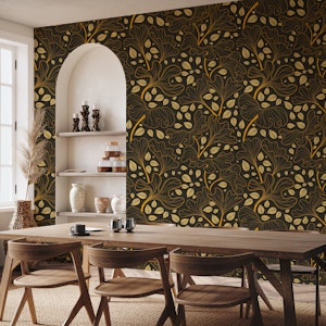Timeless Ginkgo Garden Vintage Gold