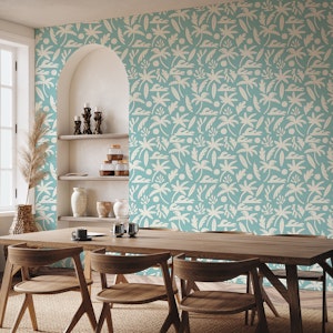 Small - Surf Haven pattern - vintage blue