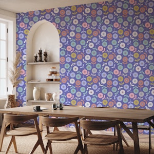 SPRING DITSY Fresh Floral - Very Peri Purple