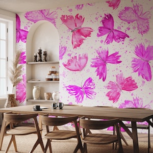Splattered Watercolor Butterflies 1