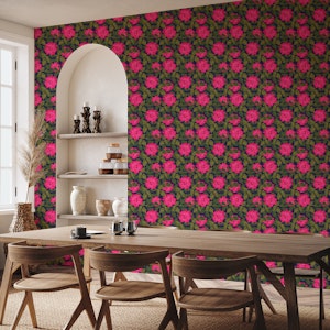 CASTLE ROSE Maximalist Rose Floral Pink Small