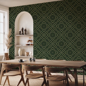 Vintage emerald pattern