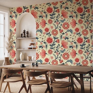 Chinoiserie Vintage Indian Floral