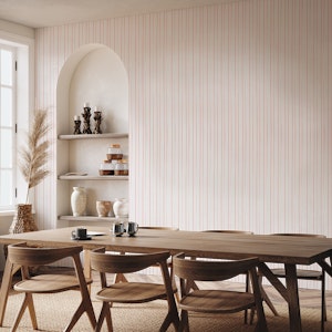 Rose cutout stripes
