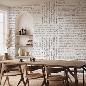 Black On White Dictionary Text Summer Typo