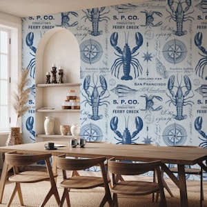 Maritime Treasures And Nautical Vibes Navy
