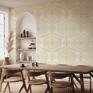 Golden Tribal Circular Ornaments