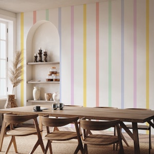 Pastel Rainbow Stripes 2