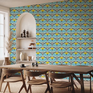 KF 0242 E - Vintage Retro Floral