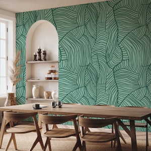Leaves deep green