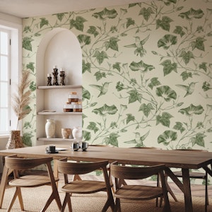 Ipomoea Toile in Olive Green
